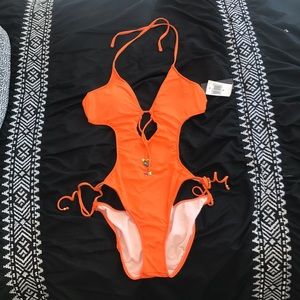 RARE Ralph Lauren Tangerine One Piece🧡